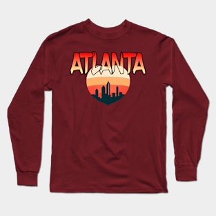 Atlanta Peach Long Sleeve T-Shirt